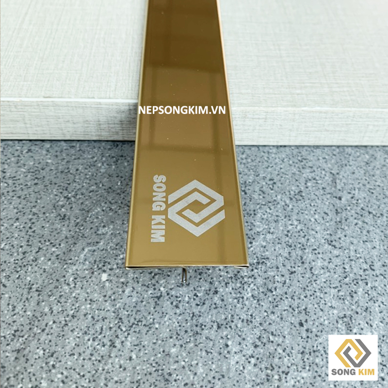 Nẹp Inox T30 Vàng Bóng