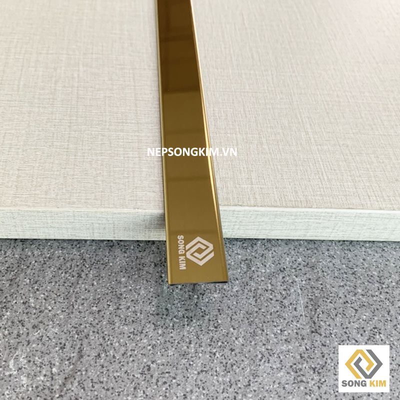 Nẹp Inox T15 Vàng Bóng