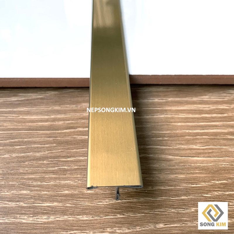 Nẹp Inox T20 Vàng Xước