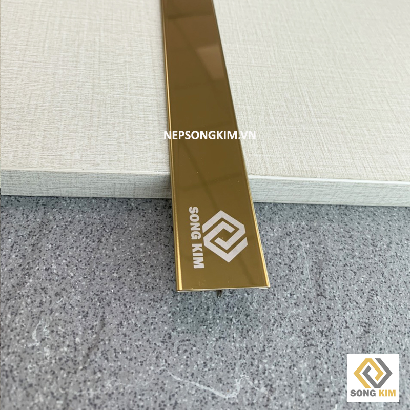 Nẹp Inox T25 Vàng Bóng