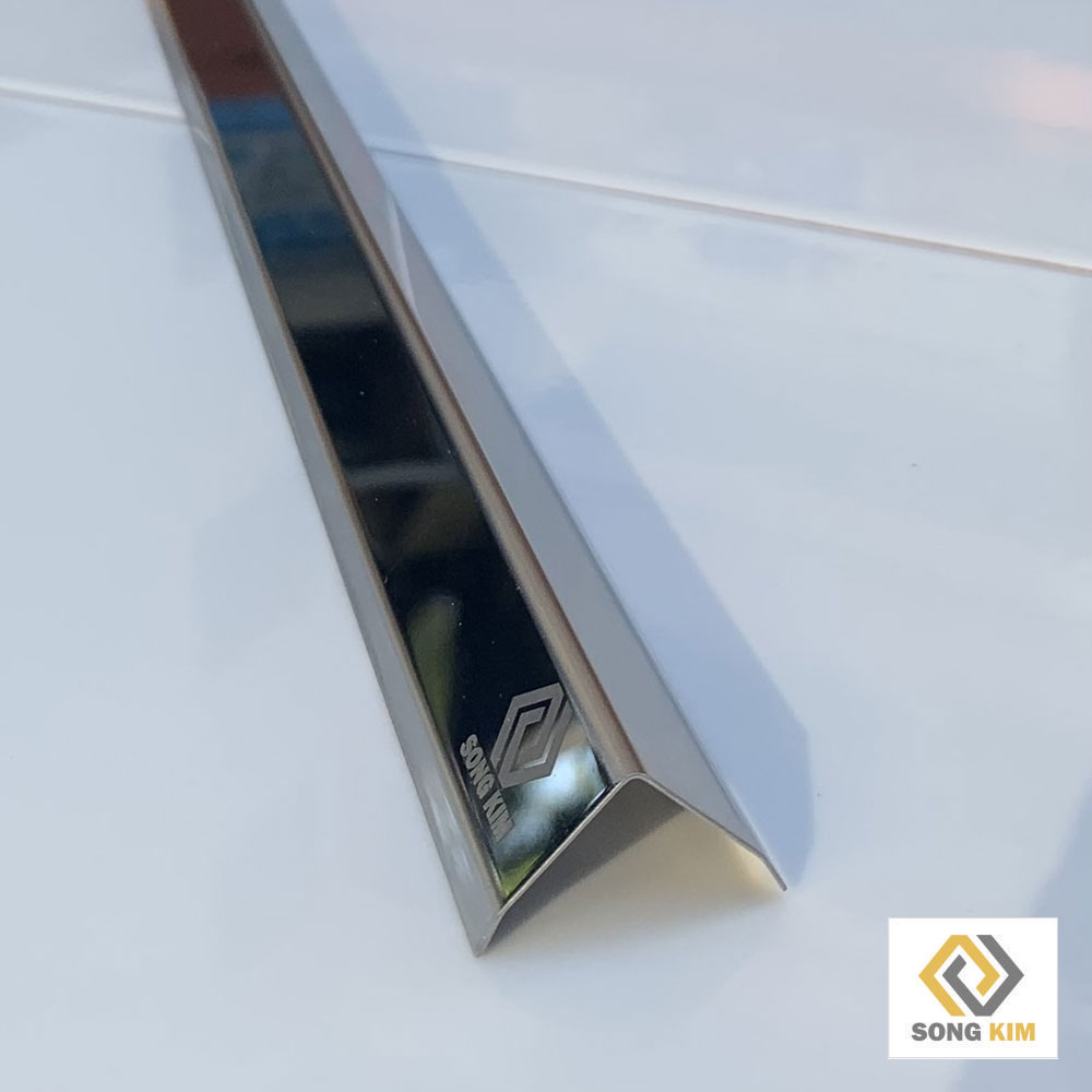 Nẹp Inox V15 Bạc Bóng