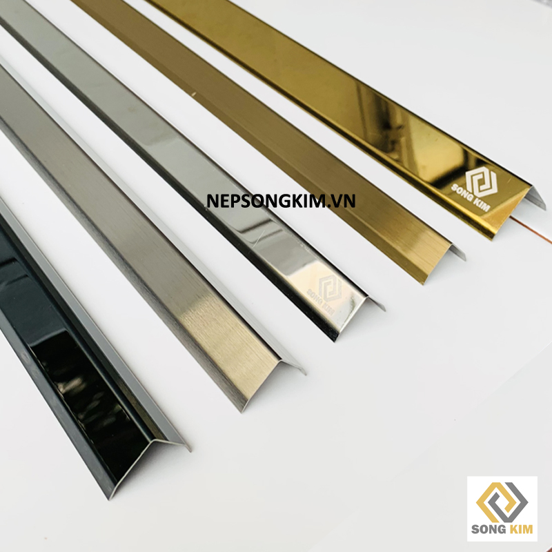 Nẹp Inox V15 Vàng Bóng